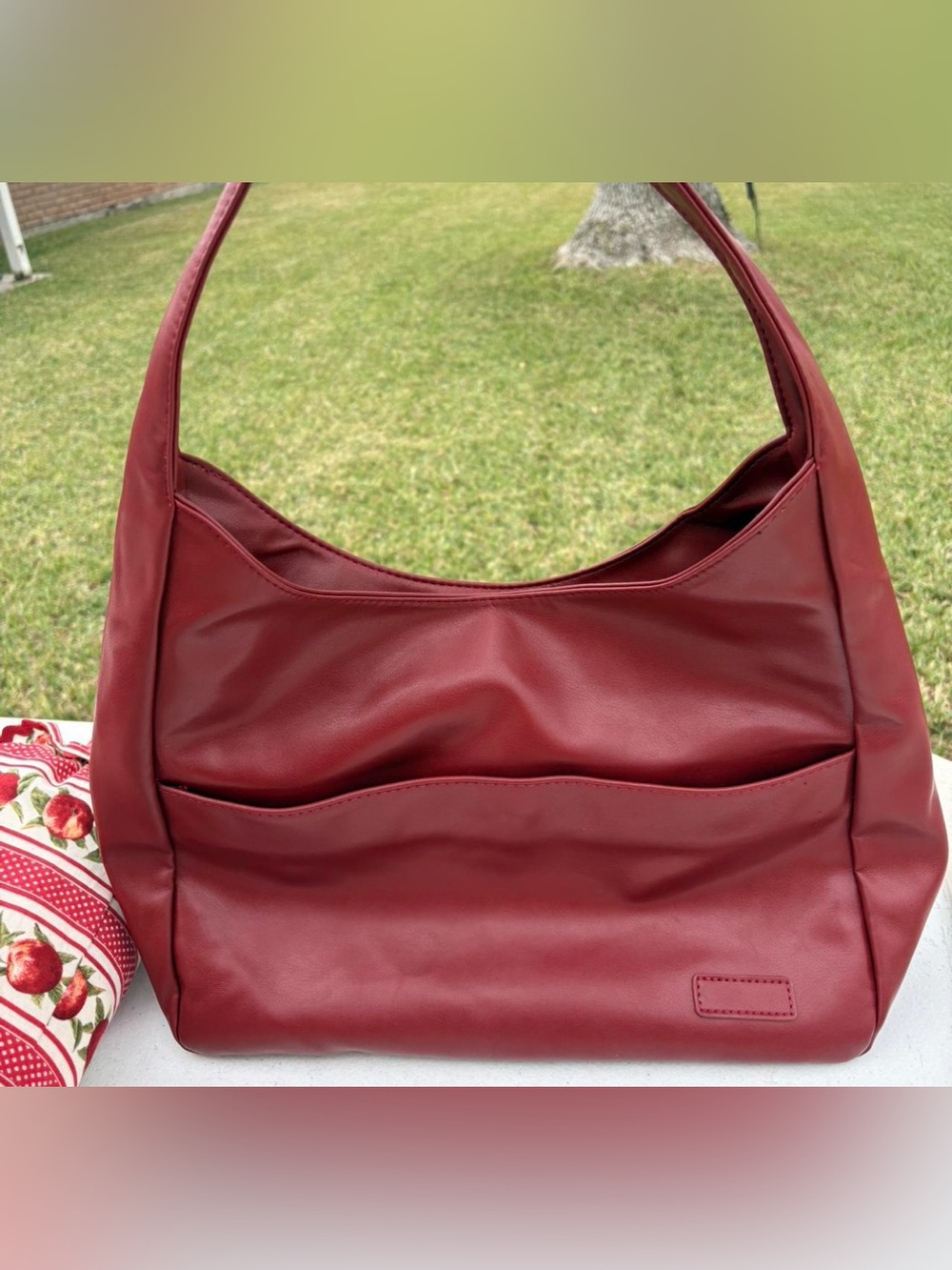 Classic Red Shoulder Bag